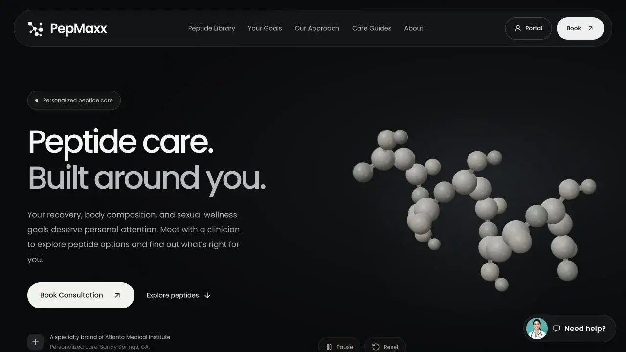 PepMaxx website — selected work by Moose Studios